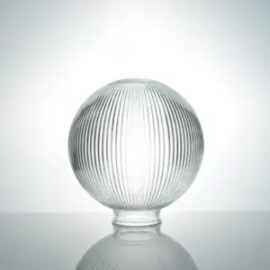 Reemplazo de pantalla de lámpara de vidrio con semilla transparente de apertura de tamaño de forma personalizada de fábrica para lámpara colgante lámpara de pie lámpara de escritorio