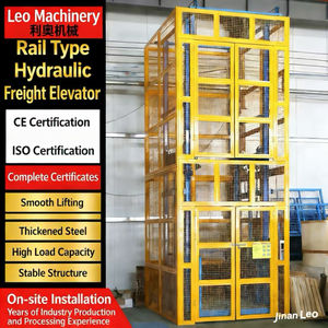 Elevador Hidráulico Vertical de Carga para Montaje en Pared <span class=keywords><strong>Exterior</strong></span> de 200 kg y 500 kg, Plataforma Elevadora Eléctrica Pequeña para el Hogar y Almacenes - Product Image 1