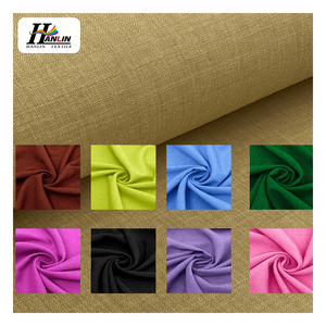 Thân Thiện Với Môi 2025 Phổ Biến Dệt Đồng Bằng Nhuộm Polyester Chất Liệu Vải Trông Giống Như Linen Hai <span class=keywords><strong>Tone</strong></span> Màu Sắc Cho Vải - Product Image 4