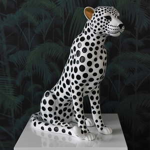 Article le plus demandé : Sculpture animale en résine peinte à la main, statue de <span class=keywords><strong>jaguar</strong></span> grandeur nature animée à vendre - Product Image 1