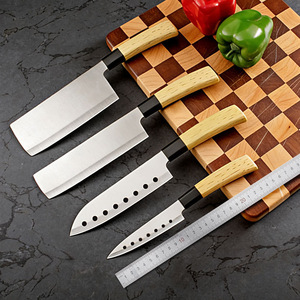 Stainless Steel Forged Japanese Style Kitchen <b>Knives</b> 6-7.9 In Blade Length Multi Purpose Slicing <b>Knife</b> <b>Set</b> For Cooking And Baby - Product Image 1