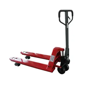 Most Popular 1t 2t 3t Heavy Duty Manual Hand Hydraulic Pallet Truck With Nylon Wheels For Sale