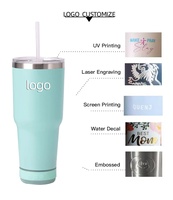 Tumbler perjalanan 800ml besar dengan Speaker Bluetooth isi ulang cangkir musik logam menampilkan konektivitas nirkabel di bawah