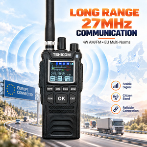 Radio CB portable à ondes courtes 27 MHz pour la communication longue portée, idéale pour la randonnée, le camping, la montagne et la chasse - Product Image 1