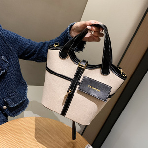 Borsa a tracolla Kalanta 2025 Sac Fashion, nuova borsa a secchiello in tela da donna, modello cestino per verdure - Product Image 3