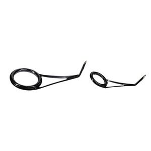 Blanco de plata No daño a línea de pesca aparejos de pesca rod guías anillo utilizado para flujo de polo - Product Image 1