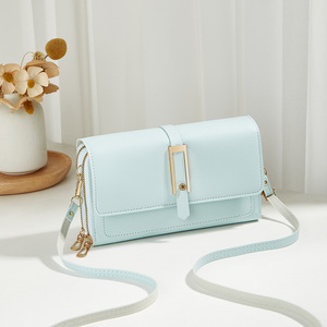 Nuevo Bolso de Mano de PU de Color Sólido para Mujer, Estilo Bandolera, para Verano e Invierno, Gran Capacidad, Doble Cierre, para Teléfono Móvil - Product Image 2