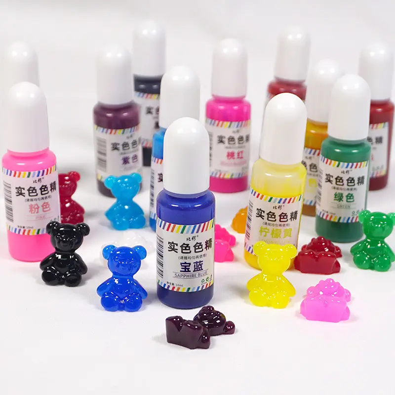 Amazing resin Non-Toxic Wholesale Coloring DIY Crystal Liquid Epoxy Resin Colors Pigments Paint Dye Set