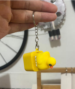 Al por mayor Llavero Fidget de Teclado con Diseño de Pato Amarillo, con Sonido, Luz LED, Botón de Tecla Iluminado y Probador de Ejes de Interruptor - Product Image 5