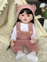 Soldes Poupées Reborn en plastique pour nouveau-nés, garçons, taille réelle 20 cm, en coton, avec vêtements Minnie, modèle Sony Angles Icy, aspect réaliste