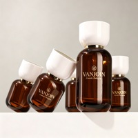Nouvel ensemble de packaging haut de gamme marron pour cosmétiques et soins de la peau, flacon en verre de 100 ml pour lotion/sérum, pot pour crème/pommade, faux cils