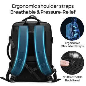 Sac à dos pour <span class=keywords><strong>ordinateur</strong></span> portable moderne de haute qualité pour hommes et femmes avec plusieurs compartiments, port de charge USB, sacs de voyage d'affaires, imperméables - Product Image 6
