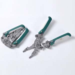 Outil multifonctionnel pour électricien en acier inoxydable 8 en 1, dénudeur de fils, pince à dénuder les fils avec stylo de mesure - Product Image 3