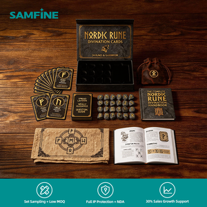 <span class=keywords><strong>Carte</strong></span> dei Tarocchi con Simboli Antichi, Ecologiche, Personalizzate, Delicate sulla Pelle, Non Tossiche, <span class=keywords><strong>Carte</strong></span> da Gioco per Lettura Energetica - Product Image 1