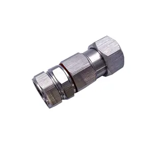 DC 3GHz 50 Ohm Thấp PIM-Đầu Nối Cáp 160dBc 4.3-10 Đầu Nối RF Nam Cho Cáp 1/2