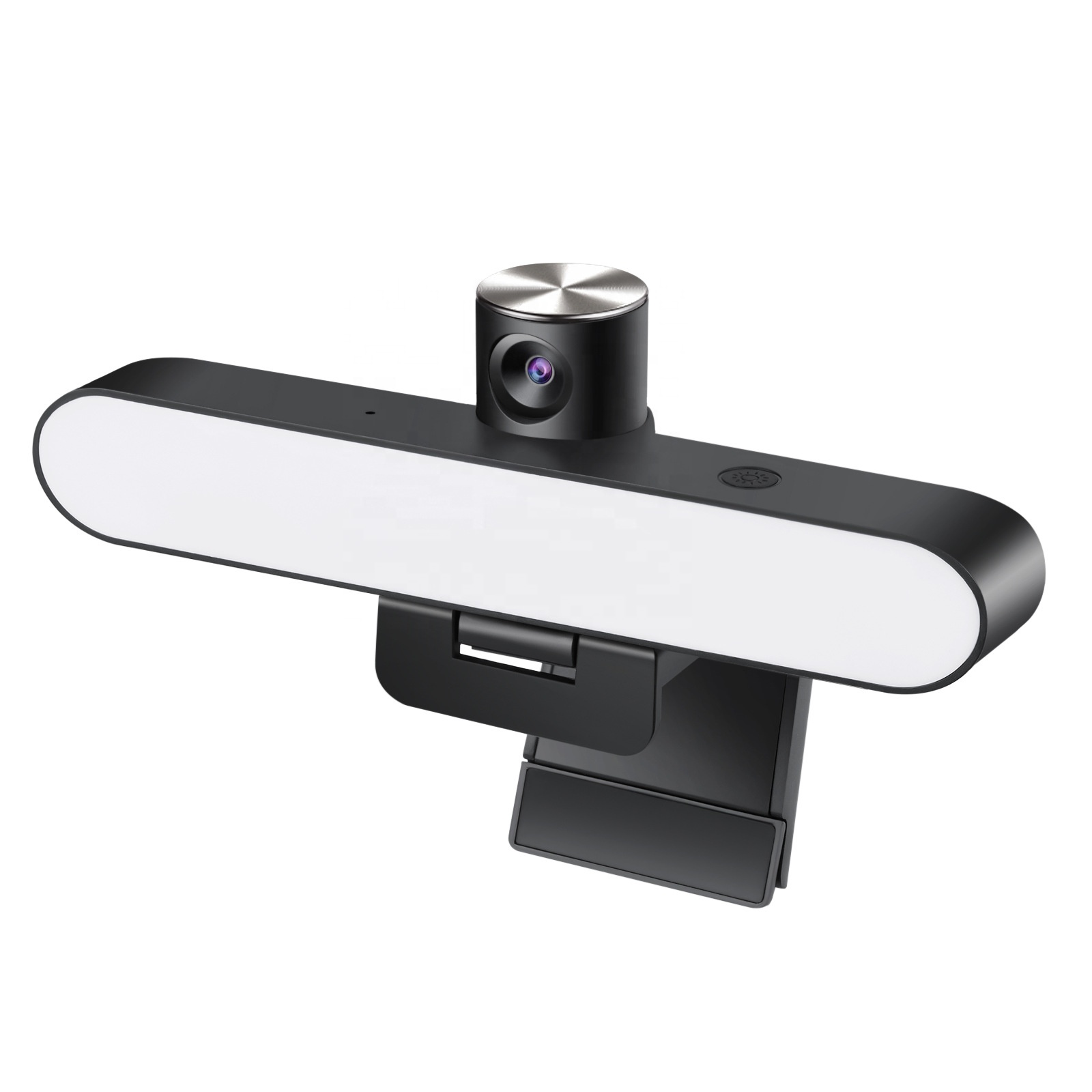 Автоматическая фокусировка 1080P Веб-камера с микрофоном для настольных компьютеров чудеса Потоковое вещание веб-камера с 3-х уровневый яркость Регулируемые кольца света