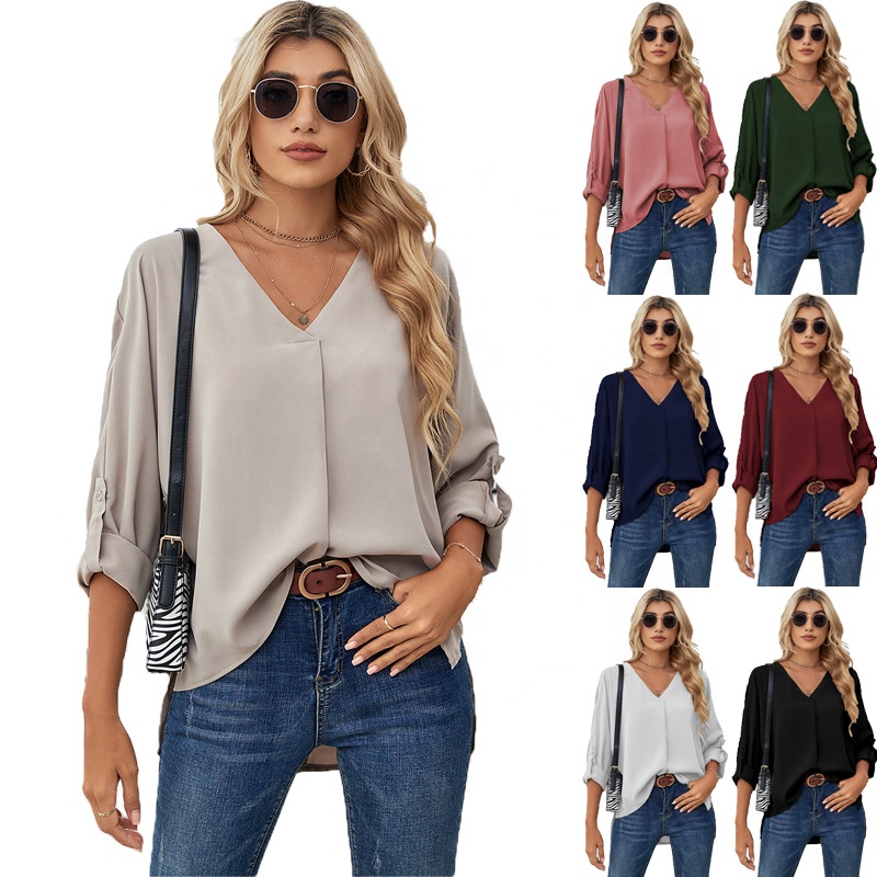 Encuentre el mejor fabricante de blusas de chifon modernas y blusas de  chifon modernas para el mercado de hablantes de spanish en alibaba.com