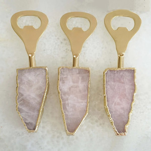 Apribottiglie per <span class=keywords><strong>vino</strong></span> in agata naturale ametista a grappolo di quarzo rosa di cristallo naturale gemma meditazione birra decorazione apribottiglie - Product Image 2