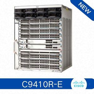Commutateur central Cisco Catalyst 9400 C9410R-E neuf à 10 emplacements, 384 ports avec prise en charge PoE+, châssis en stock, livraison rapide - Product Image 2
