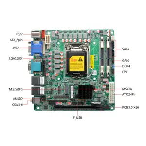 Computador Core I9 Pentium 11st Gen 10th Gen Motherboard Mini Itx Lga1200 Ram Ddr4 3200 Placa Mae H510