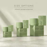 Vente en gros de boîte d'emballage vide en papier pour cosmétiques avec impression de votre logo avec crème et soin