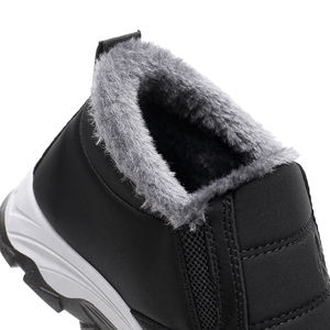OEM/ODM أحذية ثلج نسائية مخصصة أحذية شتوية دافئة مقاومة للماء مع بوليستر علوي للمشي الخفيف في الثلج - Product Image 4