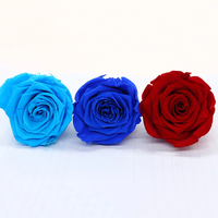 Roses éternelles YAGELI de qualité supérieure, 50 pièces, couleur personnalisée, taille 5-6 cm, décoration pour événements