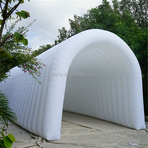 Túnel blanco inflable de iluminación para eventos al aire libre, promoción - Product Image 3