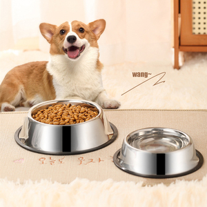 Wholesale Anti-slip Stainless Steel Thickened Pet <strong>Bowl</strong> Bite-resistant <strong>Dog</strong> Food Drinking <strong>Bowl</strong> Pet Cat <strong>Dog</strong> Food Feeder <strong>Bowl</strong> - Product Image 4