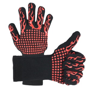 <span class=keywords><strong>Guanti</strong></span> da Barbecue Ignifughi a 800 Gradi, Resistenti alle Alte Temperature, <span class=keywords><strong>Guanti</strong></span> in Silicone a Cinque Dita per <span class=keywords><strong>Forno</strong></span> e Microonde - Product Image 5