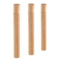Boîte à thé ronde Tube bidons Conteneur Cylindre Pot Bambou Tube Encens