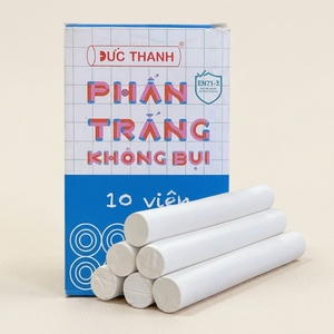 Tiza Blanca Hipoalergénica Sin Polvo, No Tóxica, Material Escolar, Aprobada por Profesores, Venta al por Mayor Global - Product Image 1