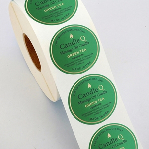 Étiquettes adhésives personnalisées écologiques recyclables imperméables pour pots de bougies Autocollants adhésifs UV - Product Image 3