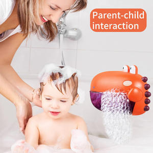 Ensemble de jouets de <span class=keywords><strong>bain</strong></span> <span class=keywords><strong>pour</strong></span> bébé Jouet de baignoire Jeu d'eau Cadeau d'anniversaire Machine à bulles de dinosaure automatique à piles Machine à bulles <span class=keywords><strong>pour</strong></span> enfants - Product Image 6