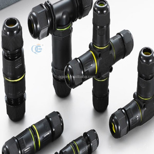 Ngoài trời dẫn cáp không thấm nước kết nối với kết nối nhanh chóng 2pins 3pins 1 trong 4 đồng liên hệ với vật liệu không thấm nước khối thiết bị đầu cuối - Product Image 6