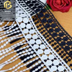 Milk Silk Hanging Spot Tassel Barcode <strong>Black</strong> Lace Skirt Accessories Water Soluble Lace 14cm Embroidery Spot <strong>Wedding</strong> <strong>Dress</strong> - Product Image 1