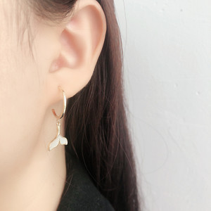 In 925 <span class=keywords><strong>da</strong></span> donna in argento Sterling orecchini con borchie a forma di <span class=keywords><strong>coda</strong></span> di pesce, gioielli <span class=keywords><strong>da</strong></span> <span class=keywords><strong>vera</strong></span> <span class=keywords><strong>sirena</strong></span> con placcatura in oro per feste e matrimoni - Product Image 3