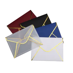 Özel Dl boyutu davet karton kutu zarf kişiselleştirin cüzdan zarf baskı renkli kağıt zarf
