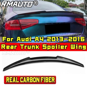 สปอยเลอร์หลังรถยนต์ ชุดแต่งสปอยเลอร์หลัง สำหรับ Audi A4 S4 B8.5 2013-2016 รถซีดาน 4 ประตู สปอยเลอร์ฝากระโปรงท้าย อะไหล่แต่ง - Product Image 1