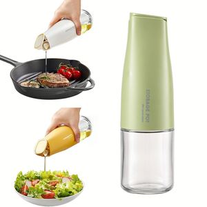 ขวดน้ำมันและน้ำส้มสายชูแบบเปิดอัตโนมัติ ขนาด 500 มล. / 16 ออนซ์ สำหรับใส่ซอสปรุงรส - Product Image 1