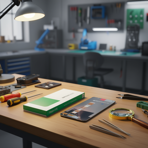 Pantalla Táctil LCD para Oppo A72 A52 A92, Paquete de Servicio Negro - Product Image 3