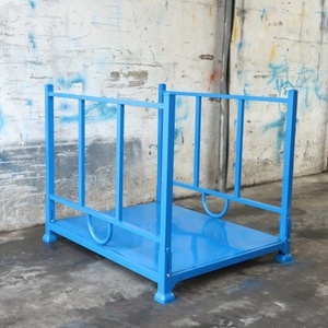 Factory Direct Supply Steel Foldable Stacking <strong>Rack</strong> Car <strong>Tire</strong> <strong>Storage</strong> Shelf Floor-standing No Layer - Product Image 3