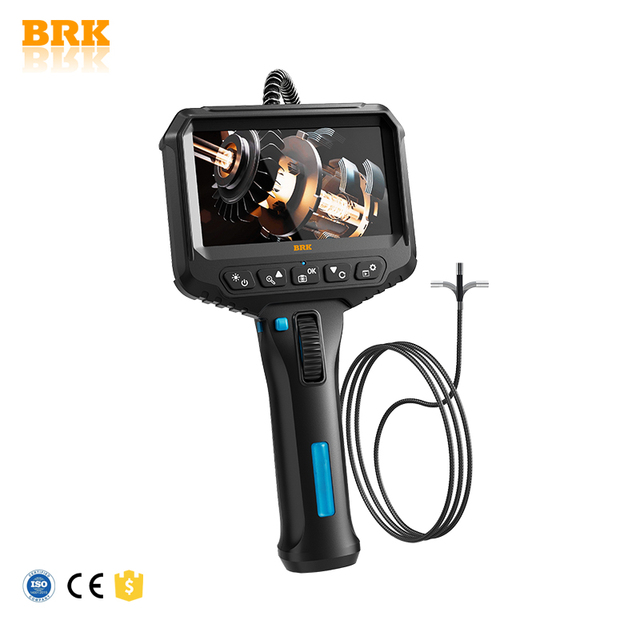 BRK Y400 Automotive /Pipeline Endoscope Borescope Videoscope 180° 3.9mm Lens+1M Snake Tube with Overheat Alert OEM Support