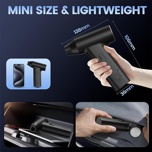 Ventilateur portatif, souffleur d'air comprimé, mini aspirateur d'air comprimé, aspirateur <span class=keywords><strong>de</strong></span> voiture pour usage domestique - Product Image 4