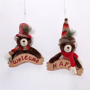 ชุดตุ๊กตาหมี2ชิ้นตุ๊กตายืนสำหรับวางบนโต๊ะในบ้านวันหยุด - Product Image 2