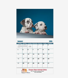Calendari <span class=keywords><strong>da</strong></span> Parete 2026 Personalizzati con Logo per Cuccioli e Gattini, Puntinati, 12 Mesi, Regalo Promozionale, Omaggio Aziendale All'Ingrosso - Product Image 2