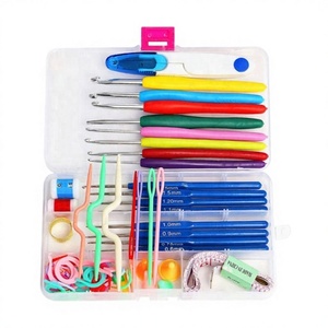 Juego de Agujas de Ganchillo Suaves y Coloridas, Herramientas de Tejido y Costura Hechas a Mano, Agujas de Tejer de Plástico - Product Image 5