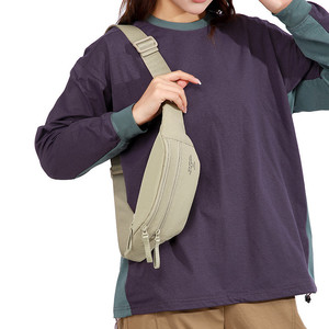 Sac de Poitrine en Nylon Léger et Durable OEM/ODM, Fermeture Éclair, Respirant, Sac Banane de Course, Couleurs Contrastées, Extérieur - Product Image 3