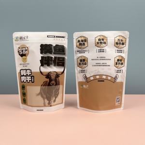 בשר מיובש טעים בשקיות פלסטיק רפה יכולות שונות עמיד והריח הוכחה עם לוגו מותאם אישית - Product Image 2