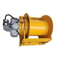 Treuil hydraulique marin pour bateau avec tambour en acier et câble en acier